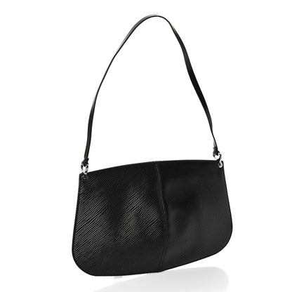 Louis Vuitton Epi Demi Lune Pochette Black 3 of 8