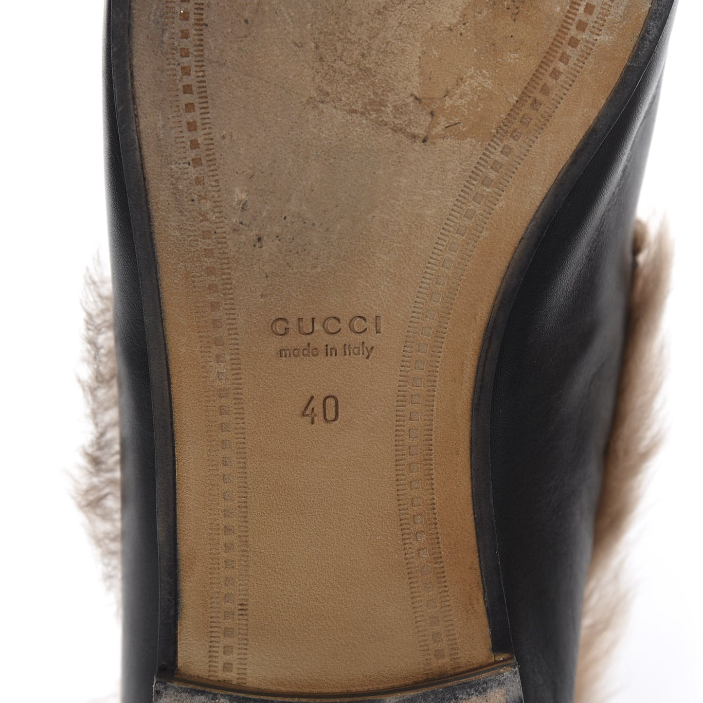 Malaga Kid Fur Womens Jordaan Loafers 40 Black Natural