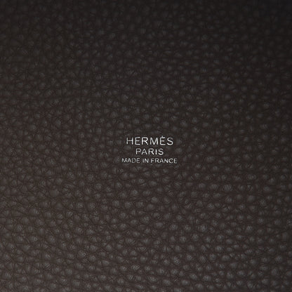 Hermes Taurillon Clemence Picotin Lock 18 PM Etoupe 8 of 11
