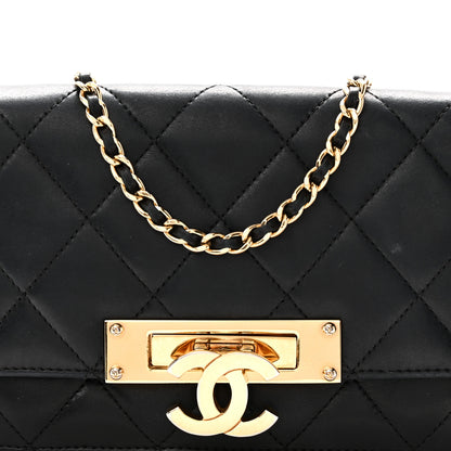 Chanel Lambskin Quilted Golden Class Wallet on Chain WOC Black 8 of 10