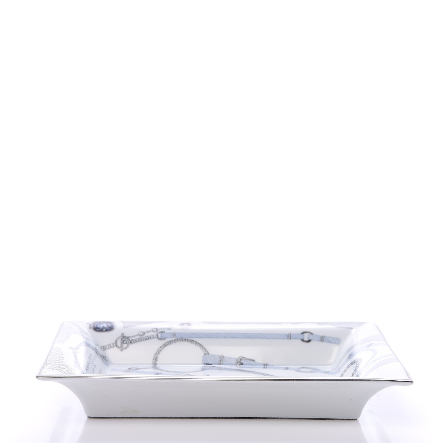 Hermes Porcelain Etude Pour Une Parure De Gala Change Tray 3 of 7