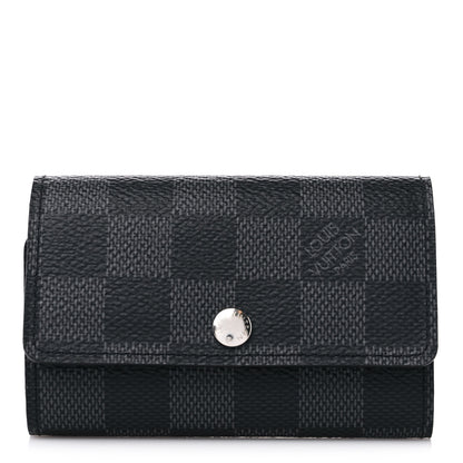 Louis Vuitton Damier Graphite Multicles 6 Key Holder 1 of 7
