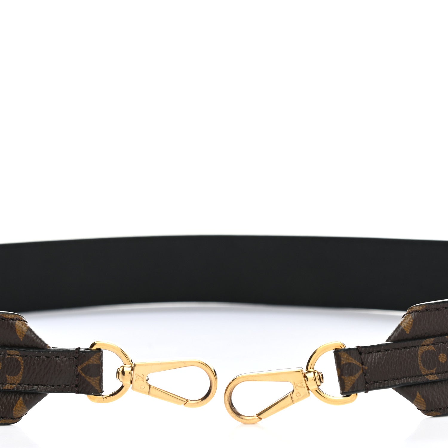 Louis Vuitton Monogram Bandouliere Shoulder Strap Black 3 of 5