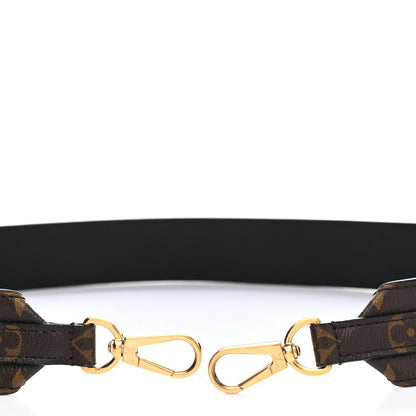 Louis Vuitton Monogram Bandouliere Shoulder Strap Black 3 of 5