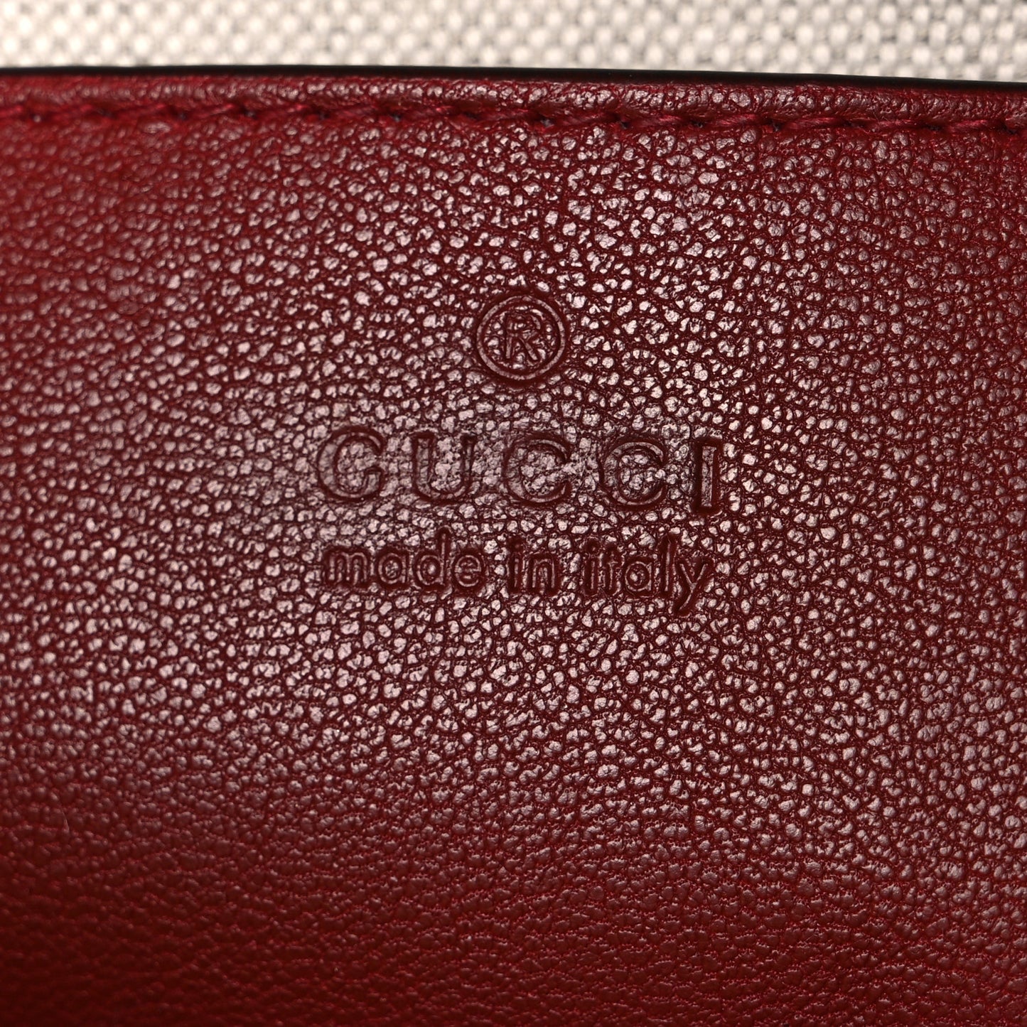 Sakai Be Green Calfskin Diagonal Stitched Blondie Top Handle Bag Rosso