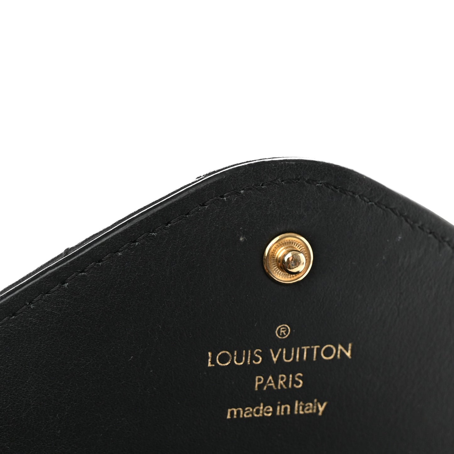 Calfskin Love Lock New Wave Long Wallet Black
