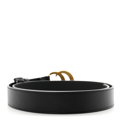 Gucci Calfskin Double G 30mm Belt 85 34 Black 2 of 6