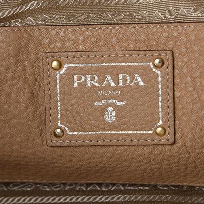 Prada Vitello Daino Shopping Tote Sughero 7 of 8