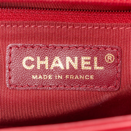 Chanel Lambskin Quilted New Medium Boy Flap Red 6 of 10