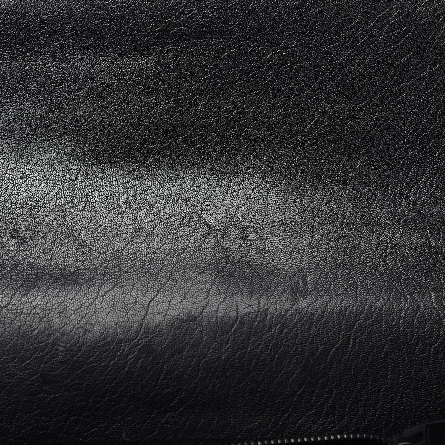 Saint Laurent Sheepskin Matelasse Chevron Monogram Monochrome Large College Satchel Black 12 of 14