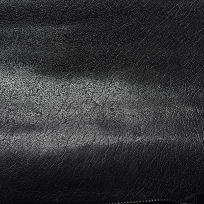 Saint Laurent Sheepskin Matelasse Chevron Monogram Monochrome Large College Satchel Black 12 of 14