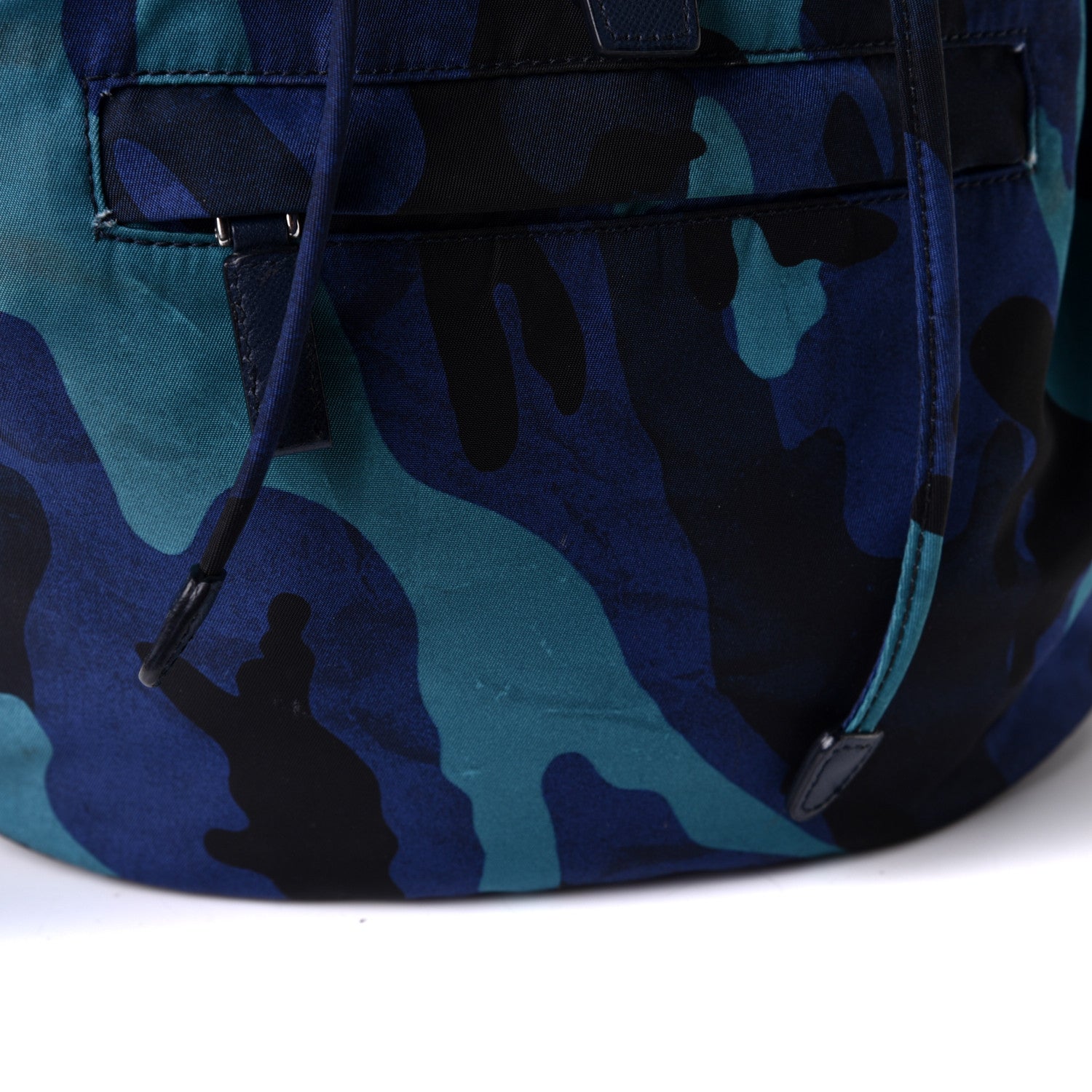 Prada Tessuto Nylon Camouflage Print Backpack Royal 7 of 9