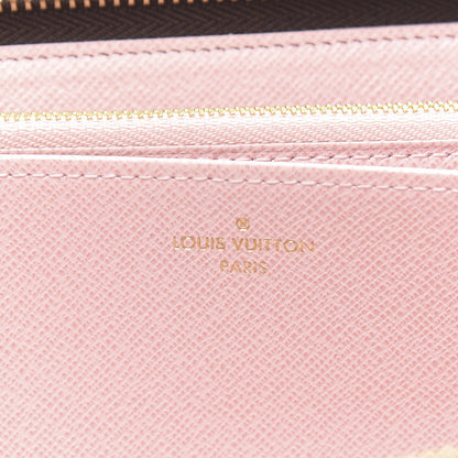 Louis Vuitton Damier Ebene Zippy Wallet Rose Ballerine 6 of 7