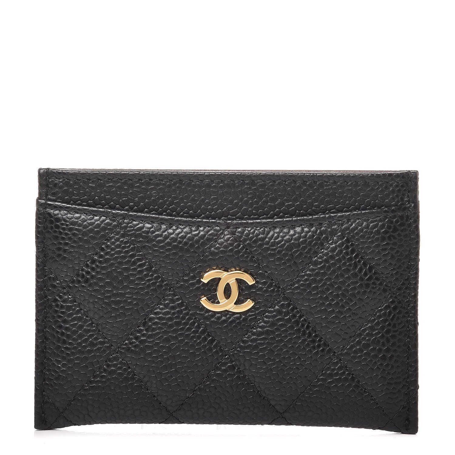 Chanel Caviar Quilted Card Holder Black 1 of 9