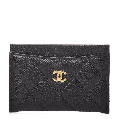 Chanel Caviar Quilted Card Holder Black 1 of 9