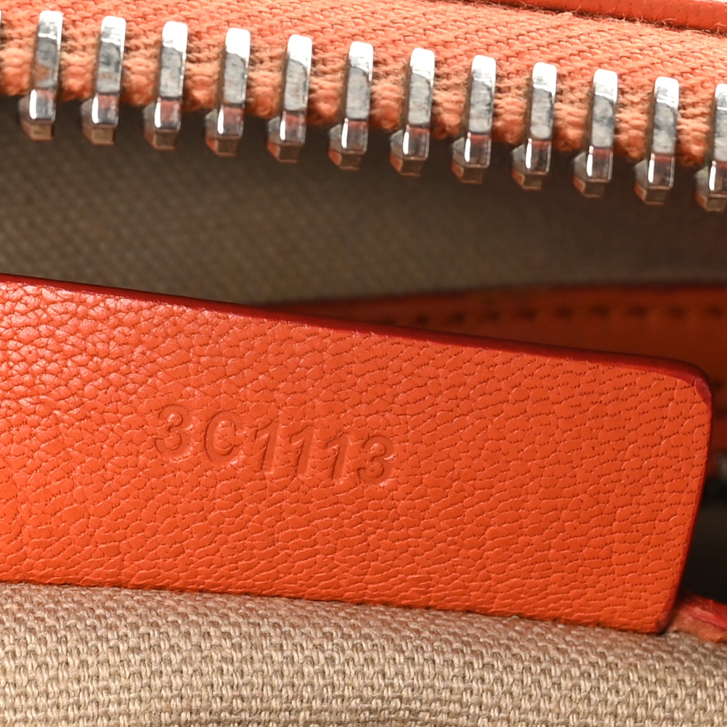 Sugar Goatskin Mini Antigona Burnt Orange