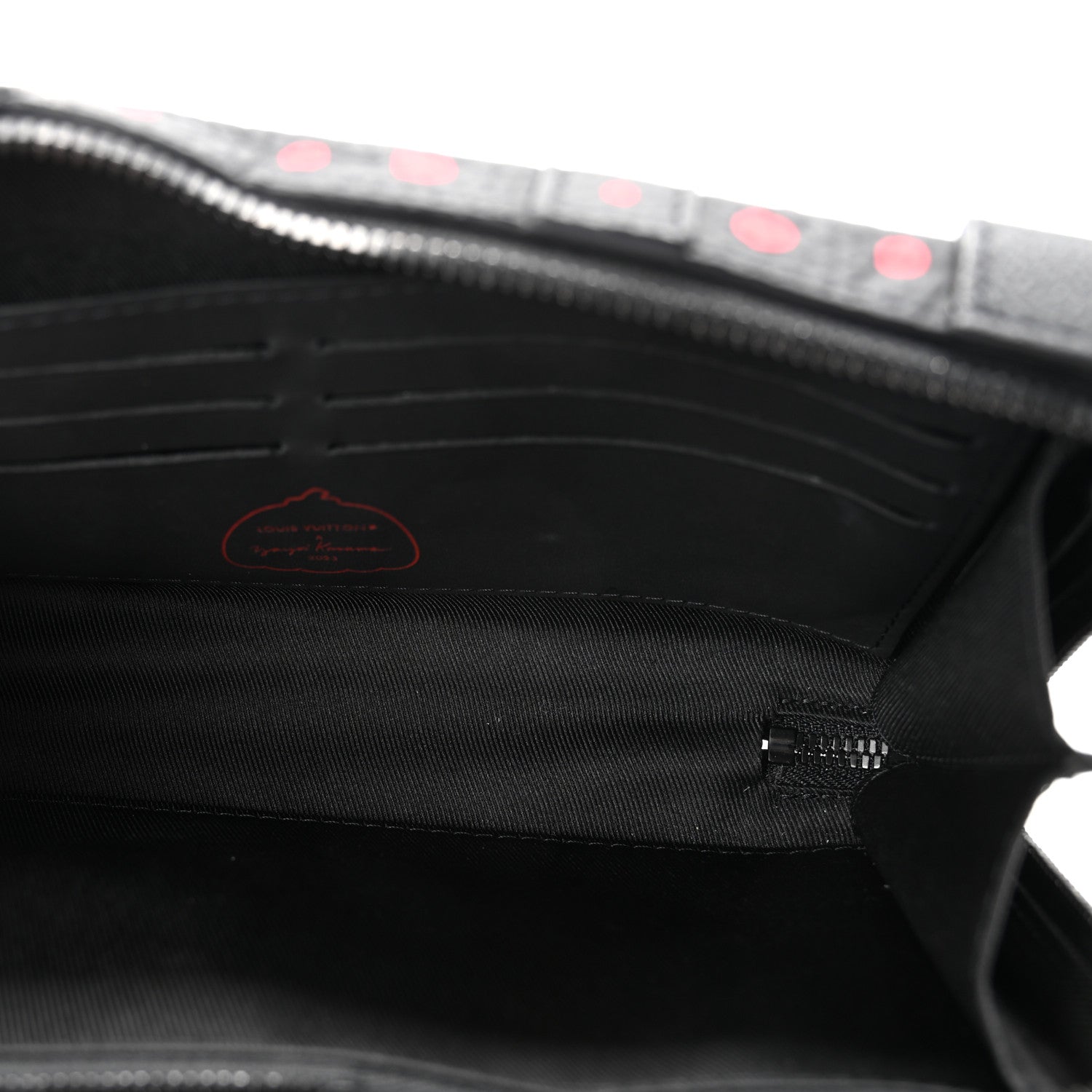 Louis Vuitton LV X YK Taurillon Monogram Soft Trunk Wallet Black Red 5 of 10
