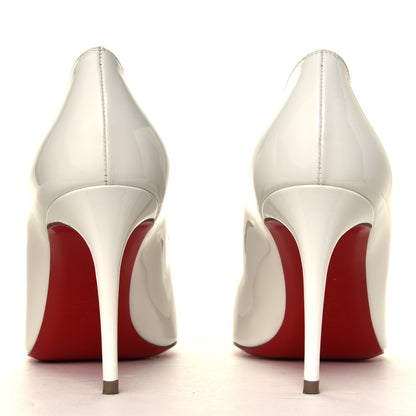 Christian Louboutin Patent So Kate 85 Pumps 37.5 White 5 of 8