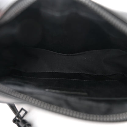 Saint Laurent Calfskin Matelasse Monogram Monochrome Lou Camera Bag Black 5 of 10