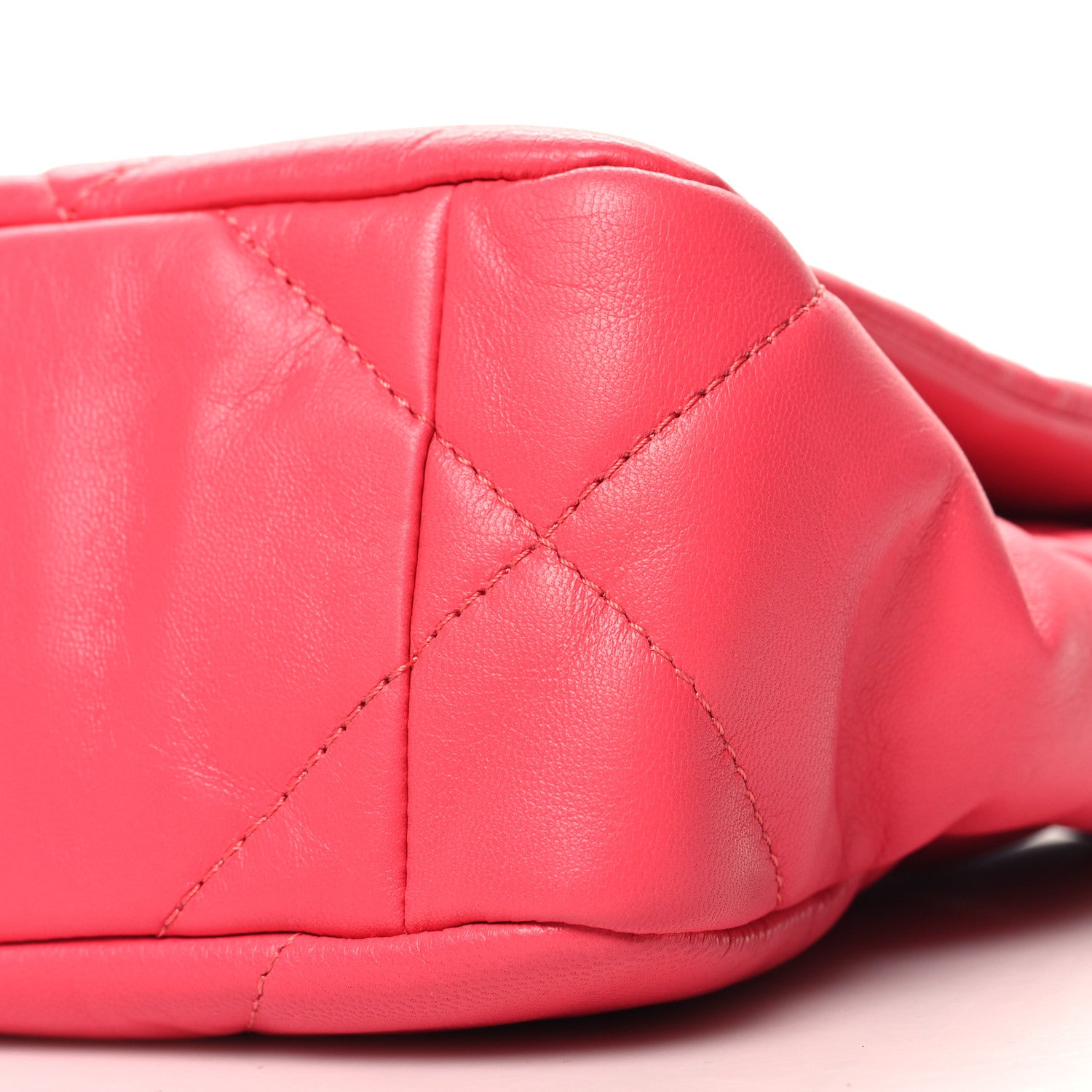 Chanel Goatskin Quilted Medium Chanel 19 Flap Coral 10 of 10