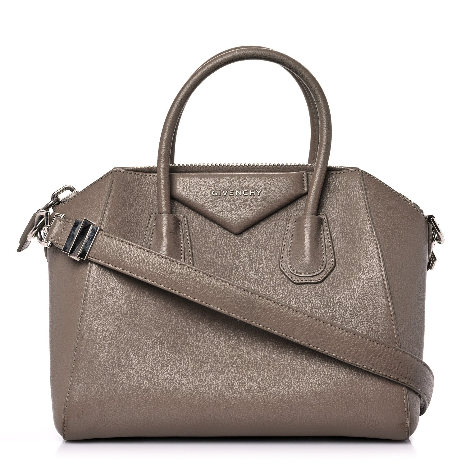 Givenchy Sugar Goatskin Small Antigona Mastic 1 of 23
