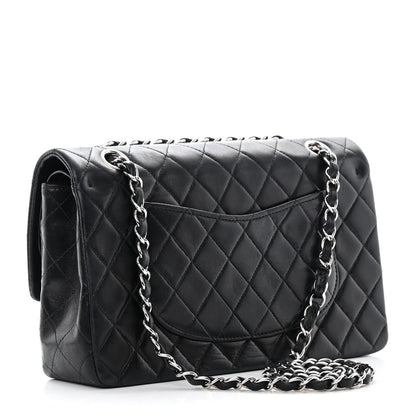 Chanel Lambskin Quilted Medium Double Flap Black 3 of 19