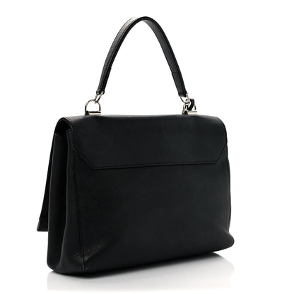 Louis Vuitton Soft Calfskin Lockme II Top Handle Black 3 of 10
