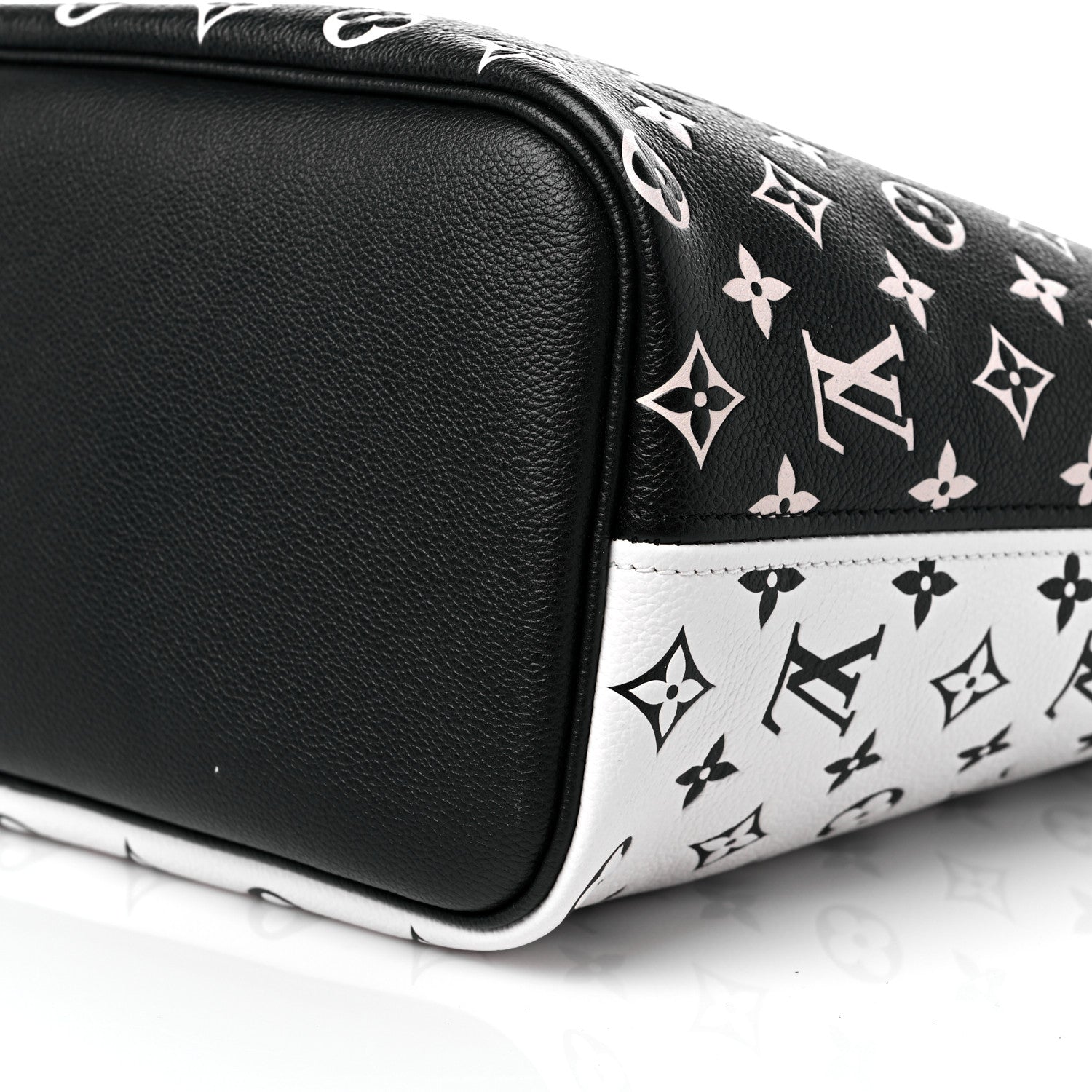 Louis Vuitton Empreinte Spring In The City Neverfull MM Black White Pink 9 of 12