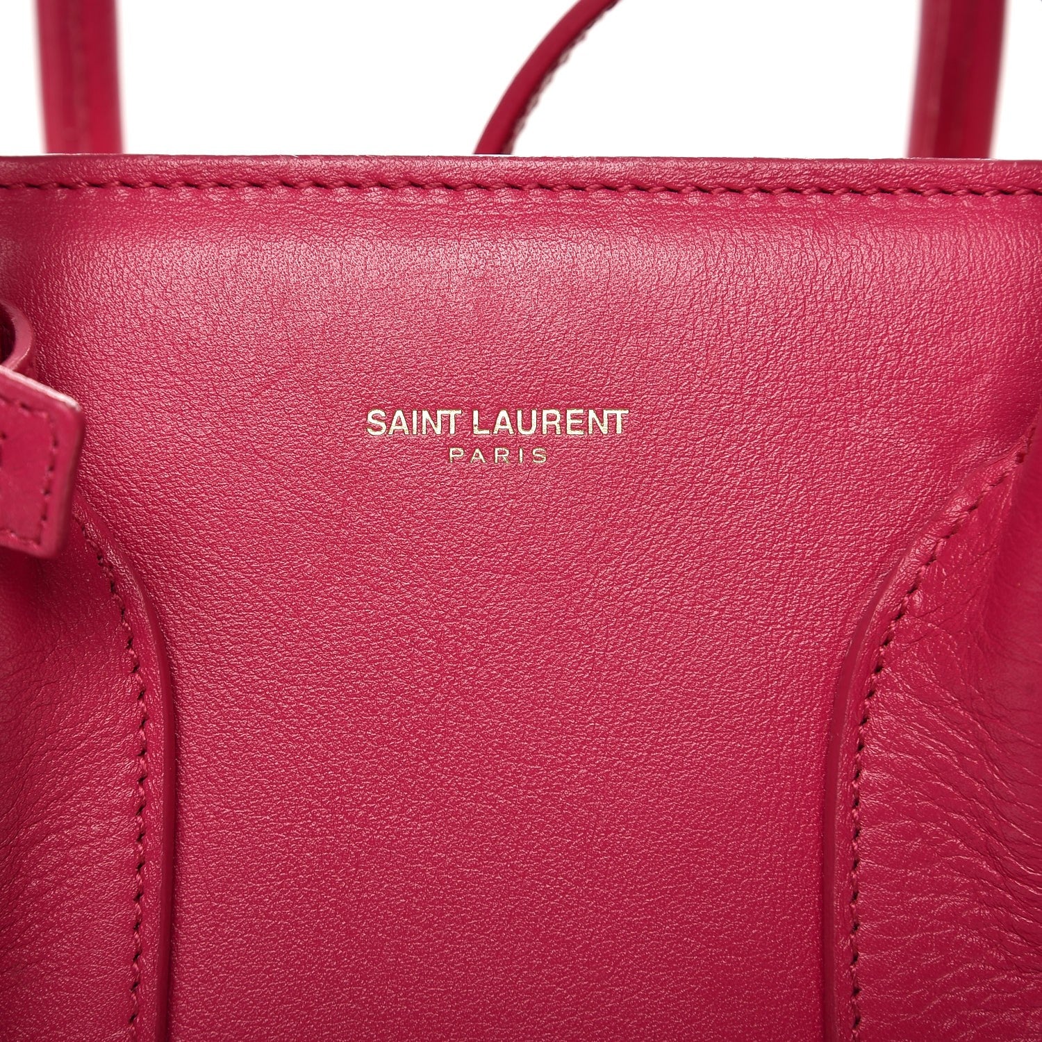 Saint Laurent Calfskin Small Sac De Jour Bubblegum 11 of 23