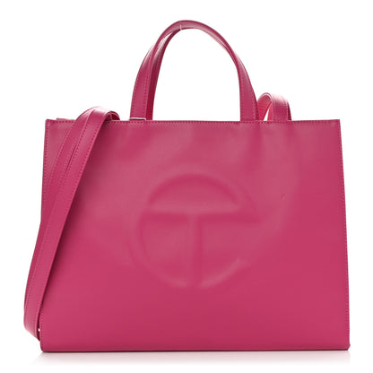 Telfar Vegan Leather Medium Shopping Bag Pink 1 of 11