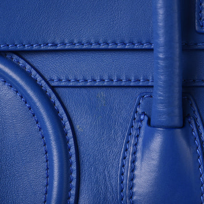Celine Smooth Calfskin Mini Luggage Royal Blue 27 of 28