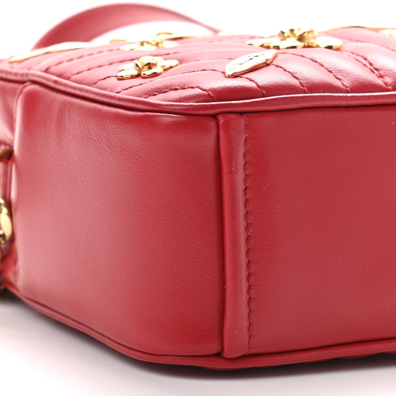 Prada Soft Calfskin Floral Diagramme Bag Fuoco 9 of 11