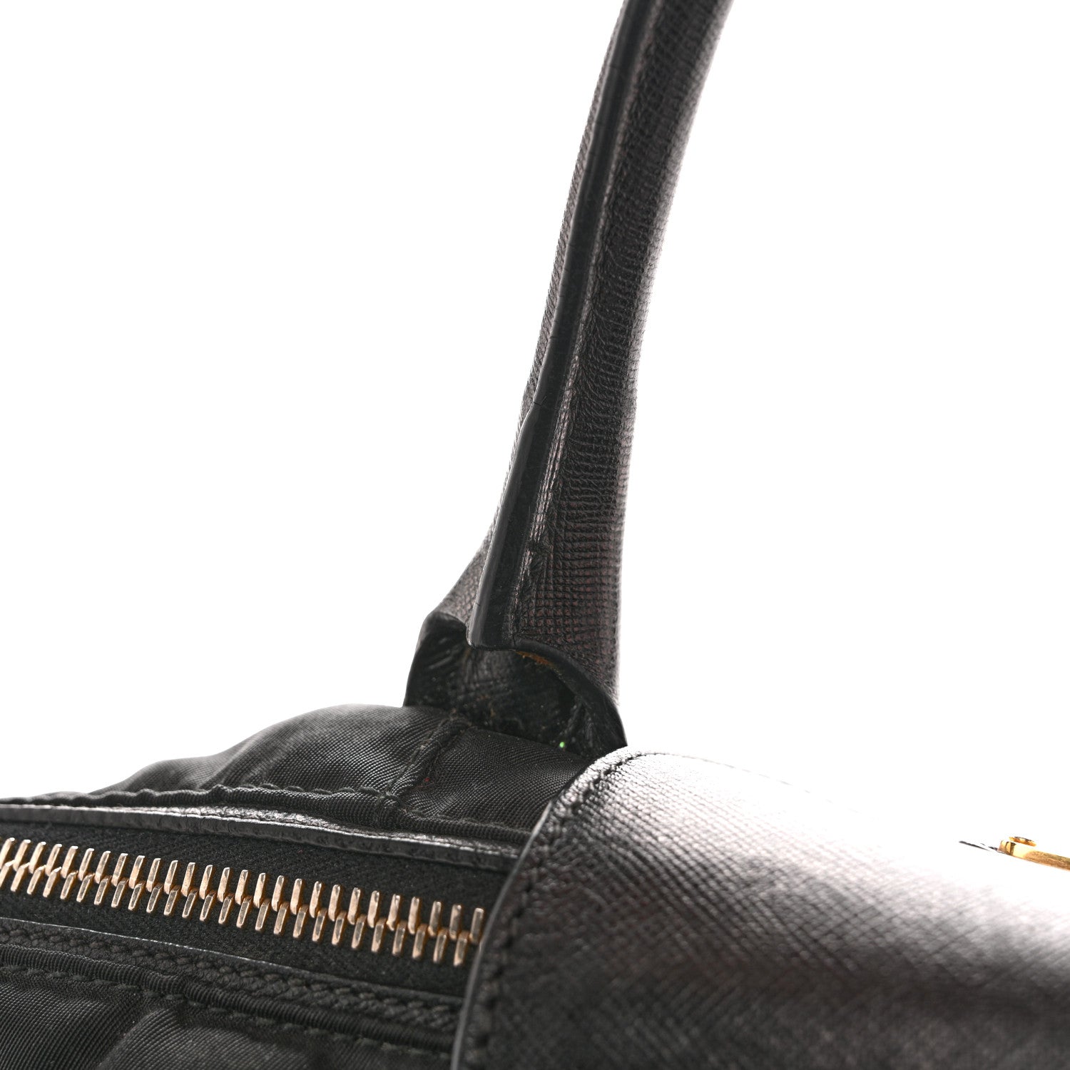 Prada Tessuto Nylon Saffiano Tote Black 15 of 15