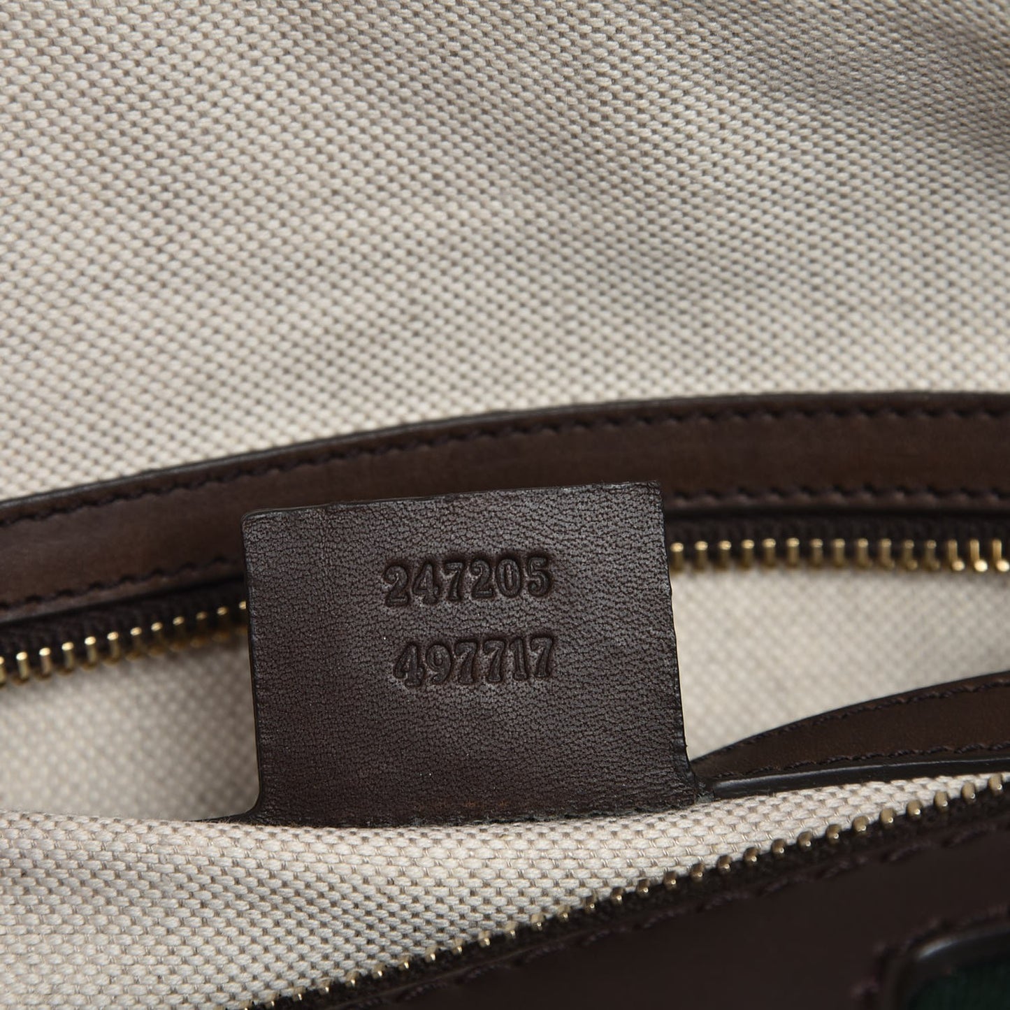 Monogram Vintage Web Medium Boston Dark Brown