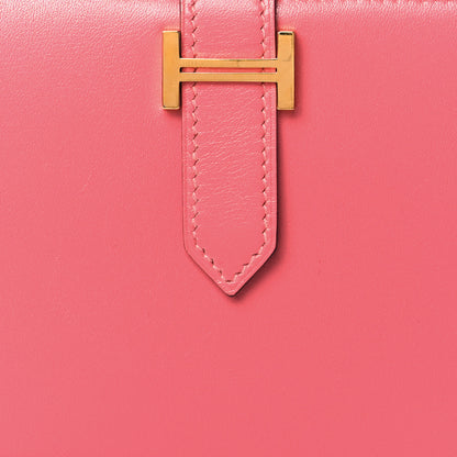 Hermes Swift Bearn Compact Wallet Rose Lipstick 7 of 10