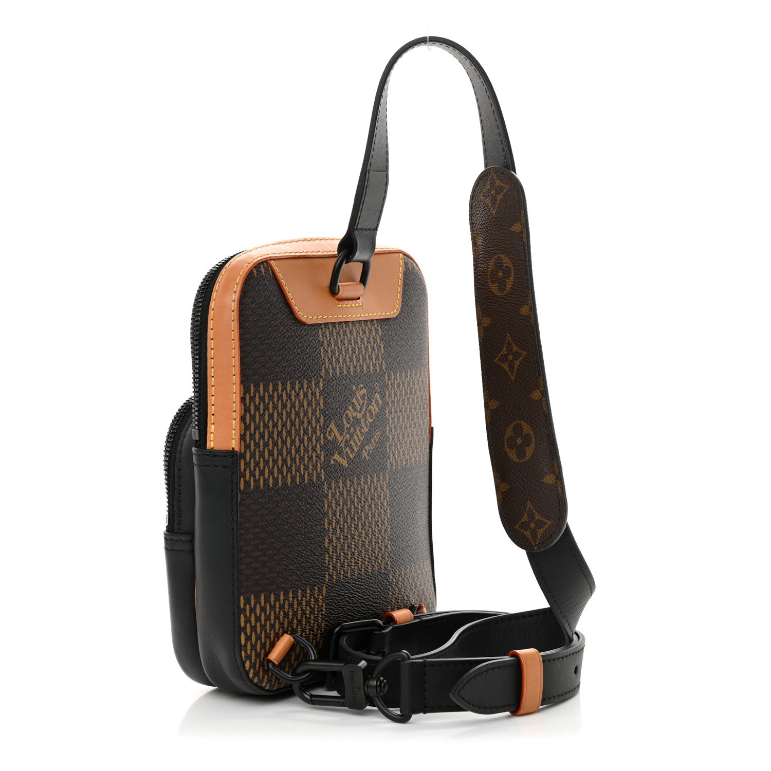 Louis Vuitton X NIGO Giant Damier Ebene Monogram Amazone Sling Bag 3 of 9