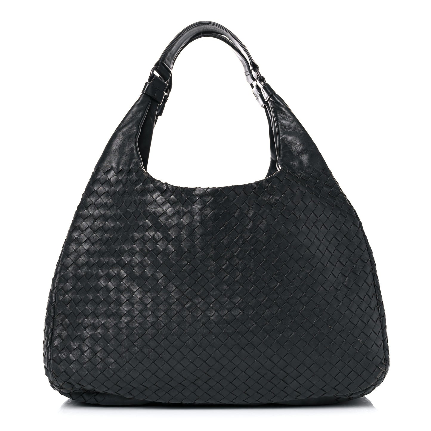 Nappa Intrecciato Large Campana Hobo Shadow