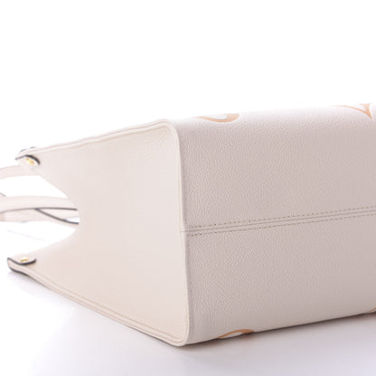 Louis Vuitton Empreinte Monogram Giant By The Pool Onthego MM Cream Saffron 7 of 10