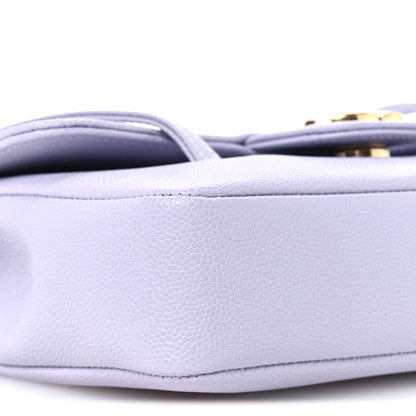 Chanel Shiny Caviar Mini Preppy Coco Shoulder Bag Purple 8 of 10
