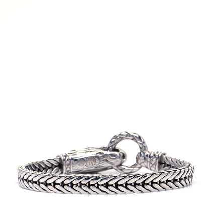 John Hardy Sterling Silver Black Sapphire Legends Naga Station Bracelet 3 of 6