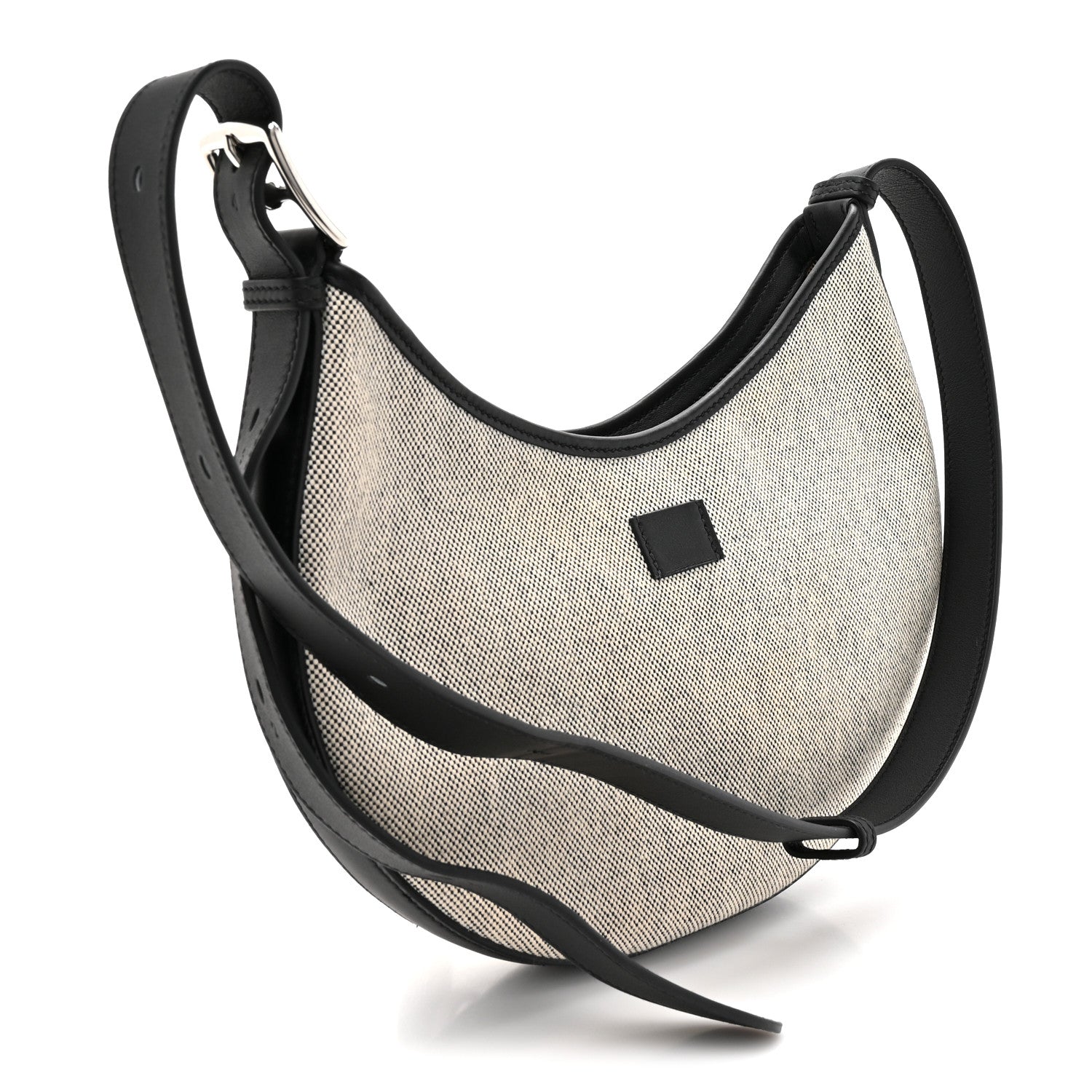 Hermes Canvas Swift P'tit Arcon Ecru Black 3 of 10