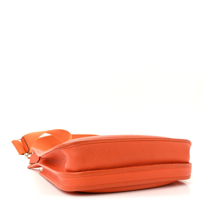 Hermes Taurillon Clemence Evelyne III PM Orange 4 of 9