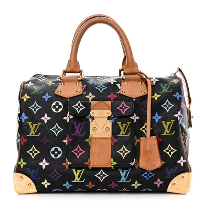 Louis Vuitton Monogram Multicolor Speedy 30 Black 1 of 17