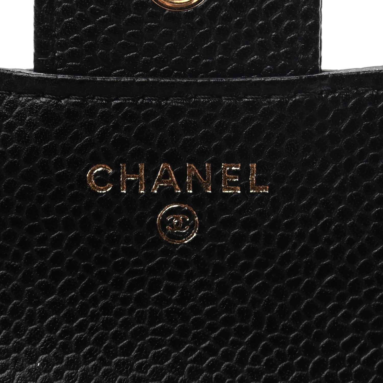 Chanel Caviar Quilted Compact Flap Wallet Black 5 of 7