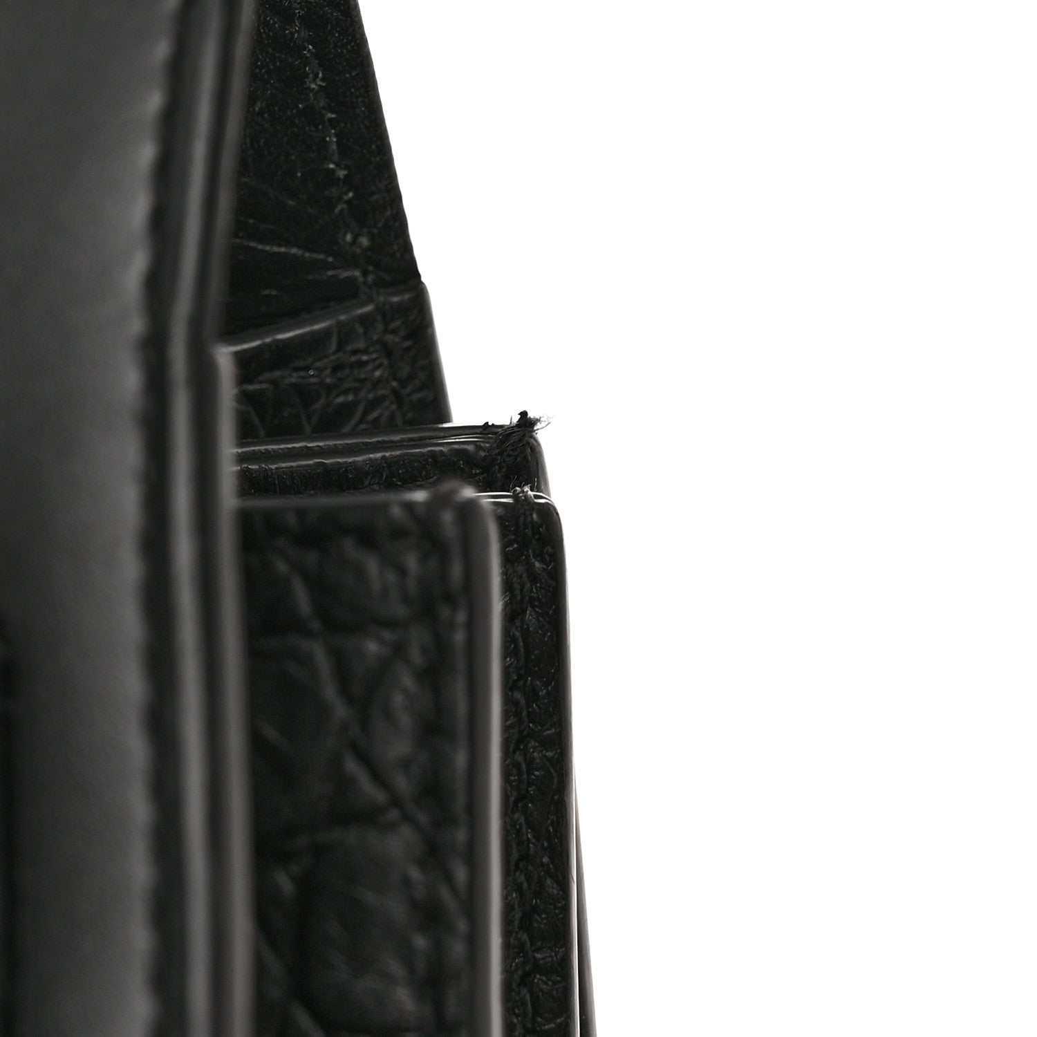 Saint Laurent Calfskin Crocodile Embossed Large Sac De Jour Carryall Black 13 of 13