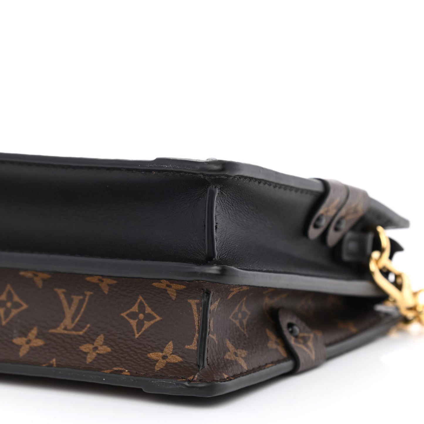 Reverse Monogram Trunk Clutch