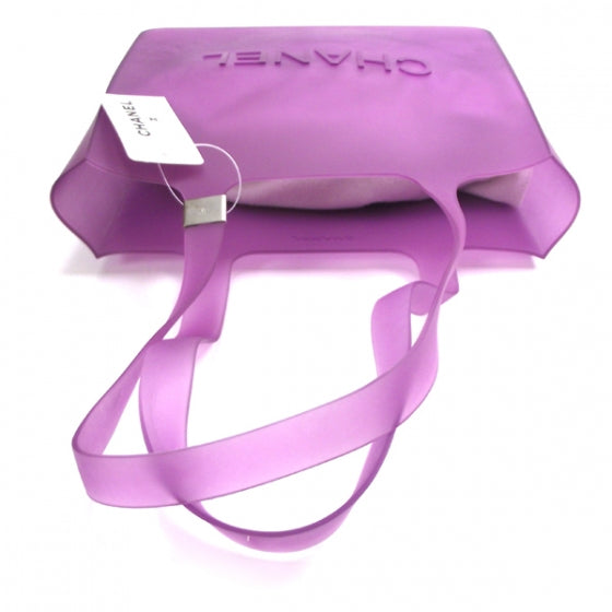 Jelly Rubber Tote Purple