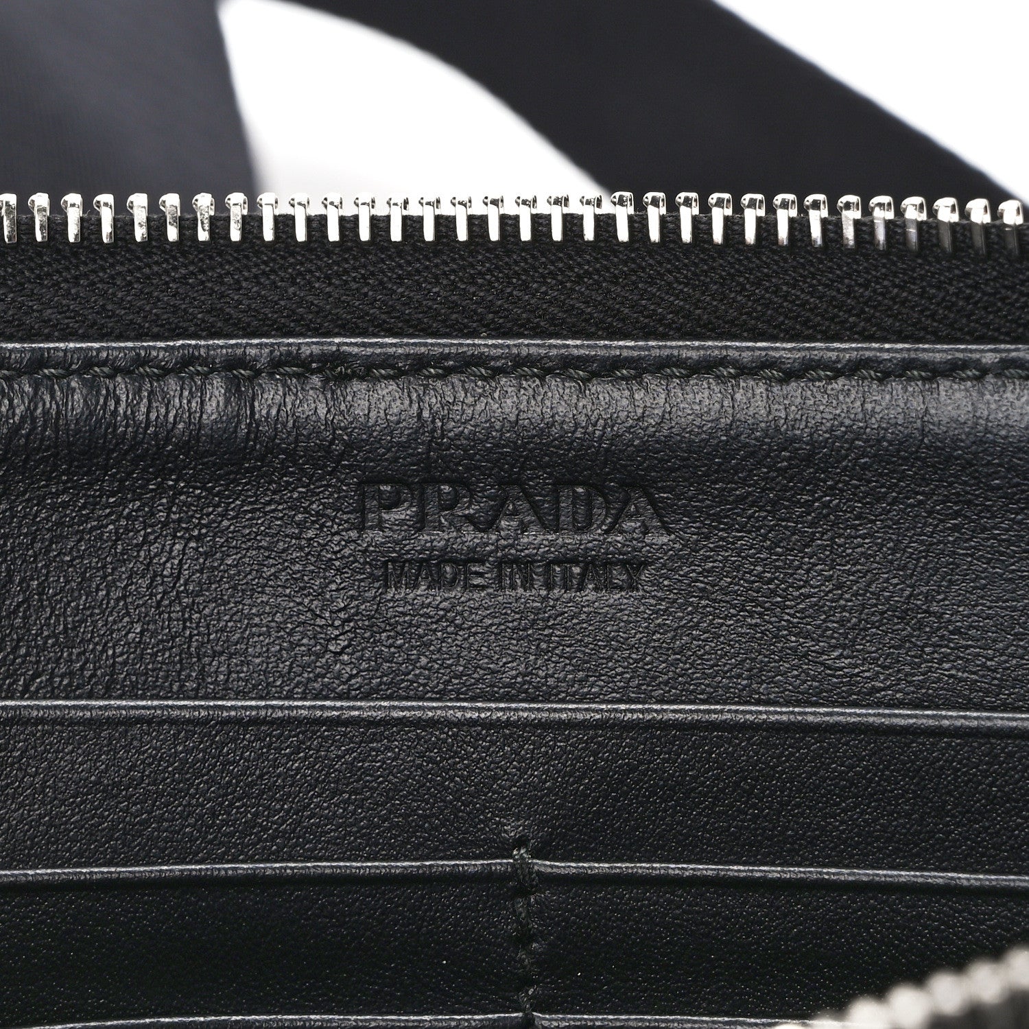 Prada Saffiano Travel Double Zip Crossbody Belt Bag Black 7 of 14