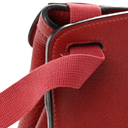 Hermes Taurillon Clemence Sherpa Backpack Rouge Garance 15 of 17