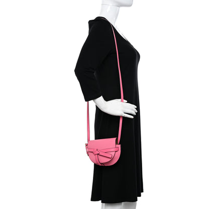 Loewe Grained Calfskin Mini Gate Crossbody Bag Wild Rose 2 of 12